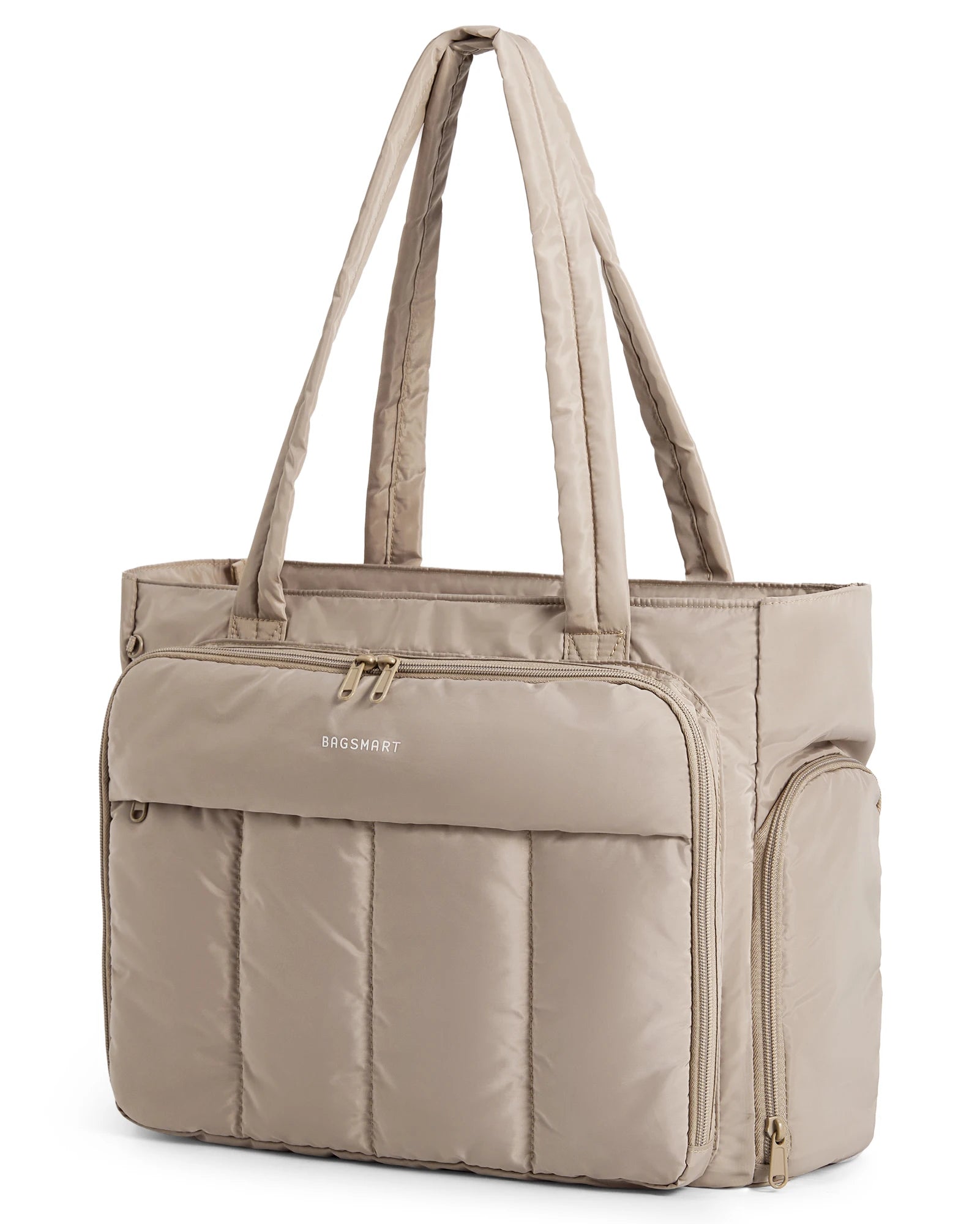 WorkNest™ Laptop & Lunch Tote Bag – Quilted Office Organizer for Women