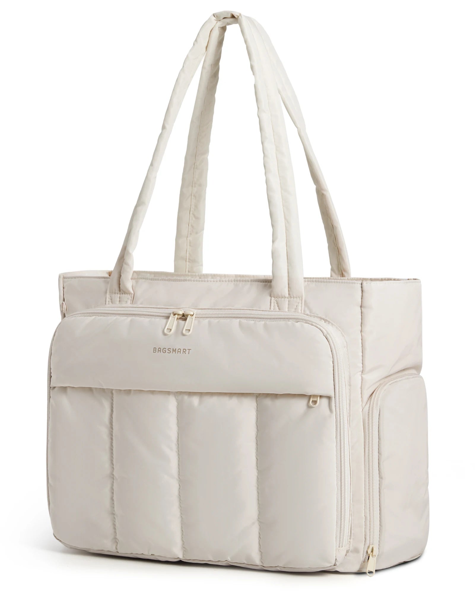 WorkNest™ Laptop & Lunch Tote Bag – Quilted Office Organizer for Women