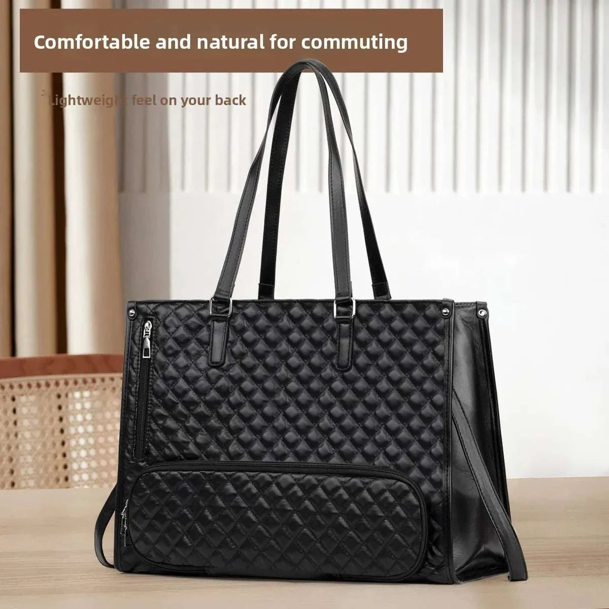 LunchNest™ insulated laptop tote bag with compartments