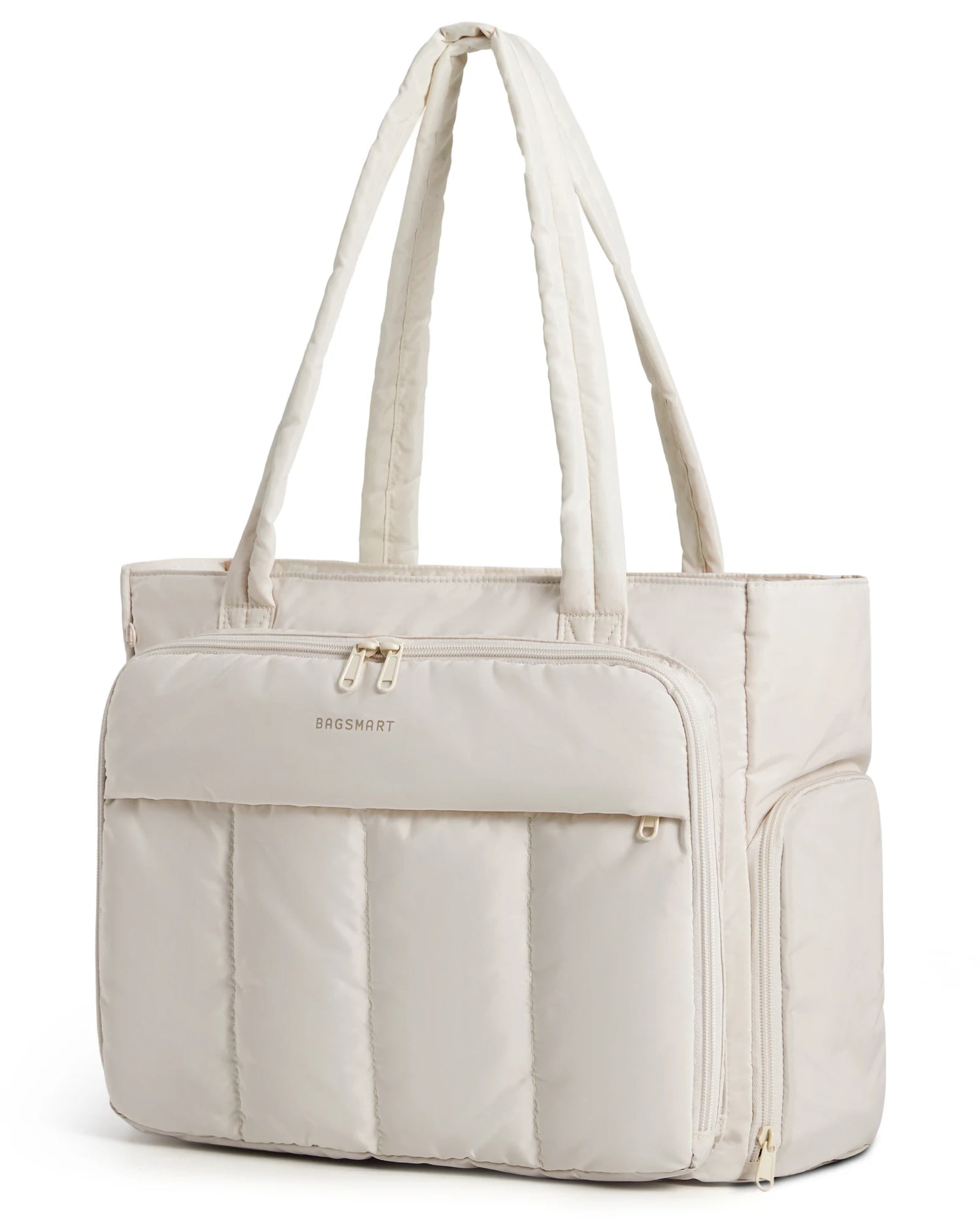 WorkNest™ Laptop &amp; Lunch Tote Bag – Quilted Office Organizer for Women